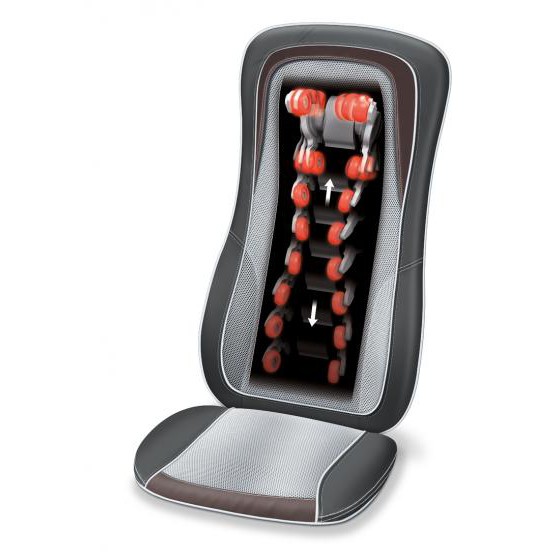 Beurer - Đệm ghế massage 3d hồng ngoại lưng cổ MG300 - Đen