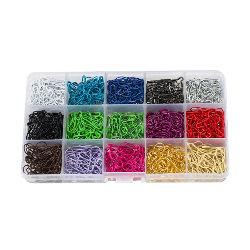 Aoto Ghim Kim Loại Đánh Dấu Bóng Đèn Nhiều Màu Sắc Hình Quả Lê Quả Bầu An Toàn May Vá Thủ Công Ma