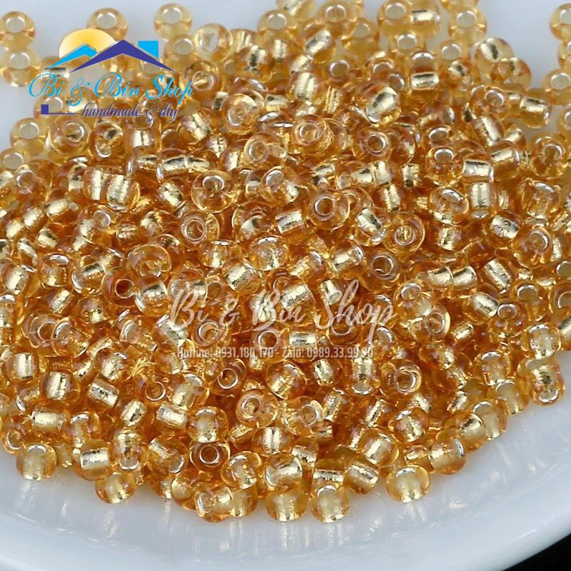Gói 450g Hạt Cườm Trung 3mm Màu Thủy Đính Kết Trang Phục Thời Trang, Làm Phụ Kiện Handmade