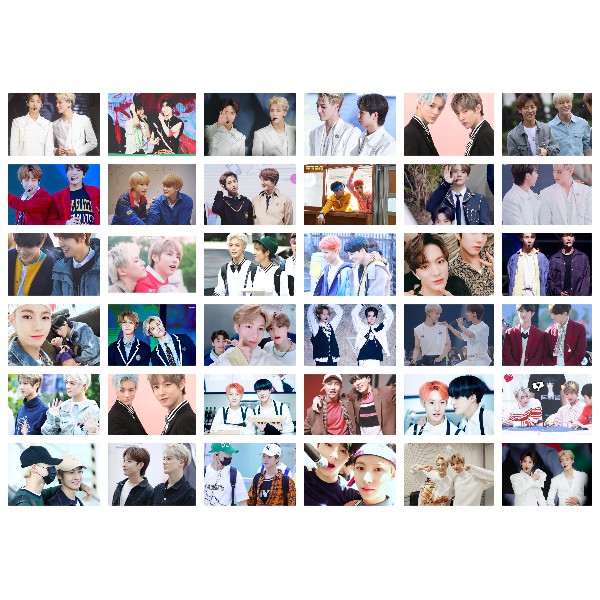 Lomo card 36 ảnh NCT DREAM couple NoJun / NoRen - Jeno + Renjun