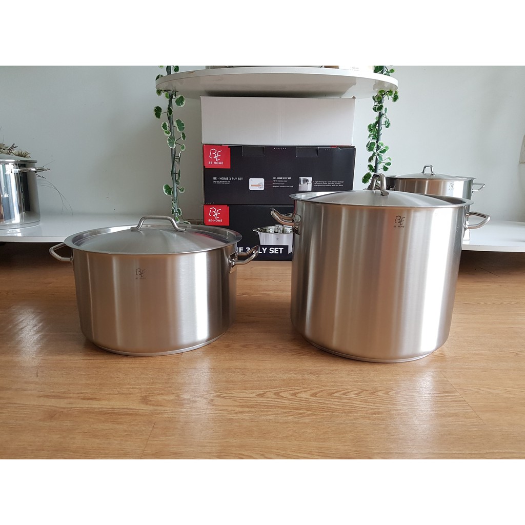 NỒI SÚP SIZE 36-40CM INOX 304 ĐÁY 3 LỚP THƯƠNG HIỆU BEHOME