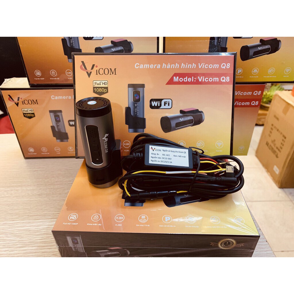 CAMERA HÀNH TRÌNH VICOM Q8 (CAMERA XEM QUA ĐIỆN THOẠI)