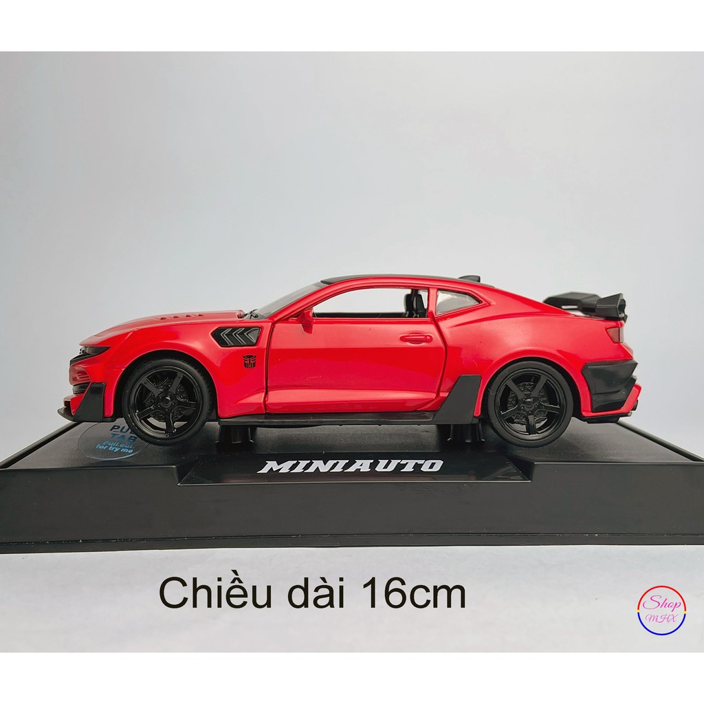 Ô tô đồ chơi Xe mô hình Chevrolet Camaro TẶNG KÈM BIỂN SỐ tỉ lệ 1:32 MiniAuto