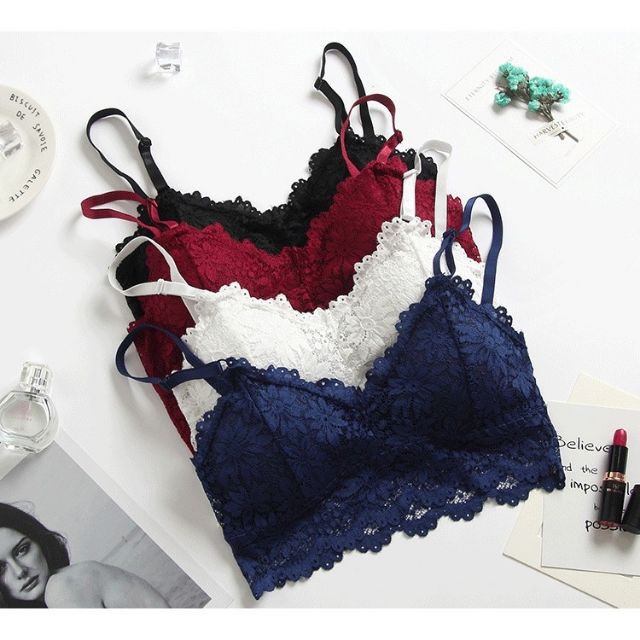 ( HOT) Áo Bra Ren Hoa Siêu Đẹp Free Size mã 343 .