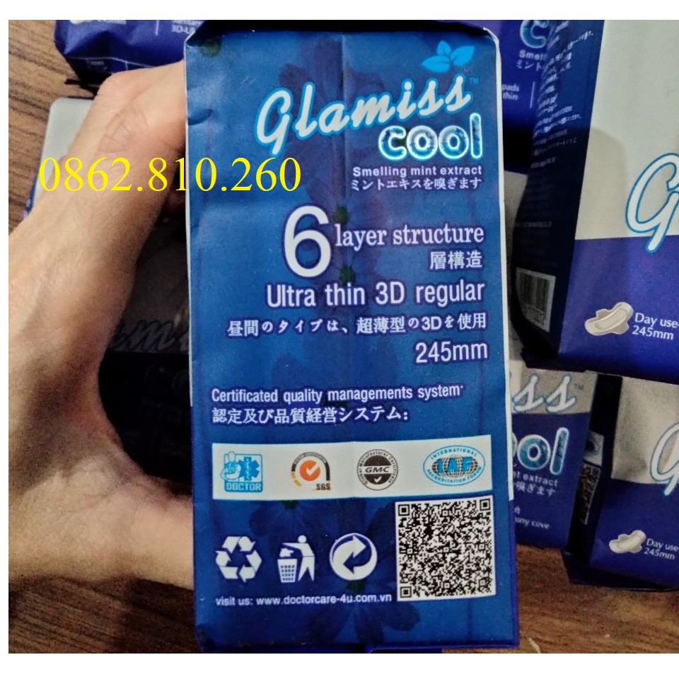 [Chính hãng] Băng vệ sinh Doctor Care Ban Ngày, hàng ngày glamiss cool