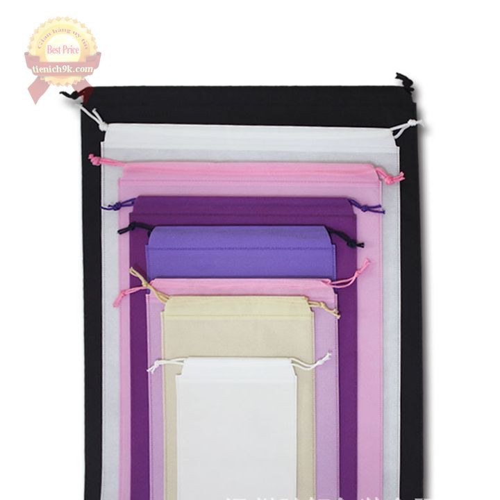 Túi đựng giày đồ đa năng dây rút vải không dệt Nhiều Màu du lịch