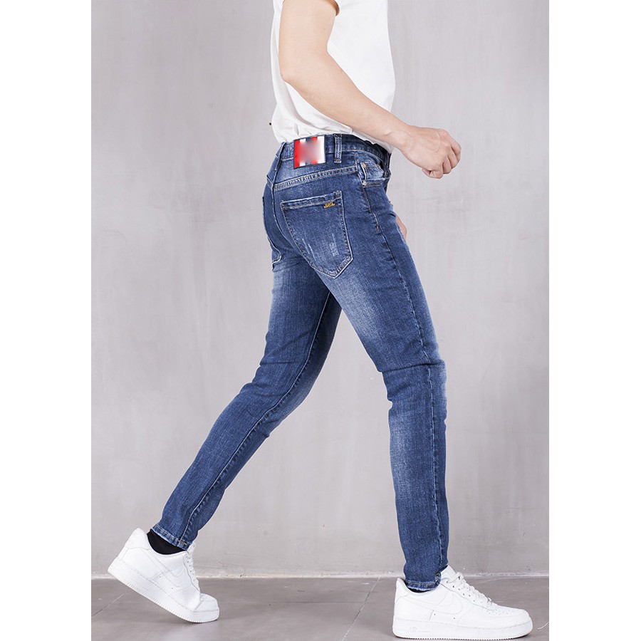 Quần Jeans Đen Chất Co Giãn Dáng Ôm