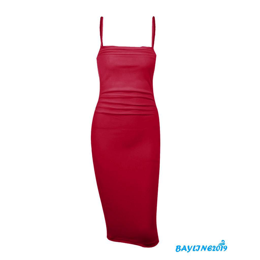 Đầm Dây Nữ Cộc Tay Ôm Sát Quyến Rũ