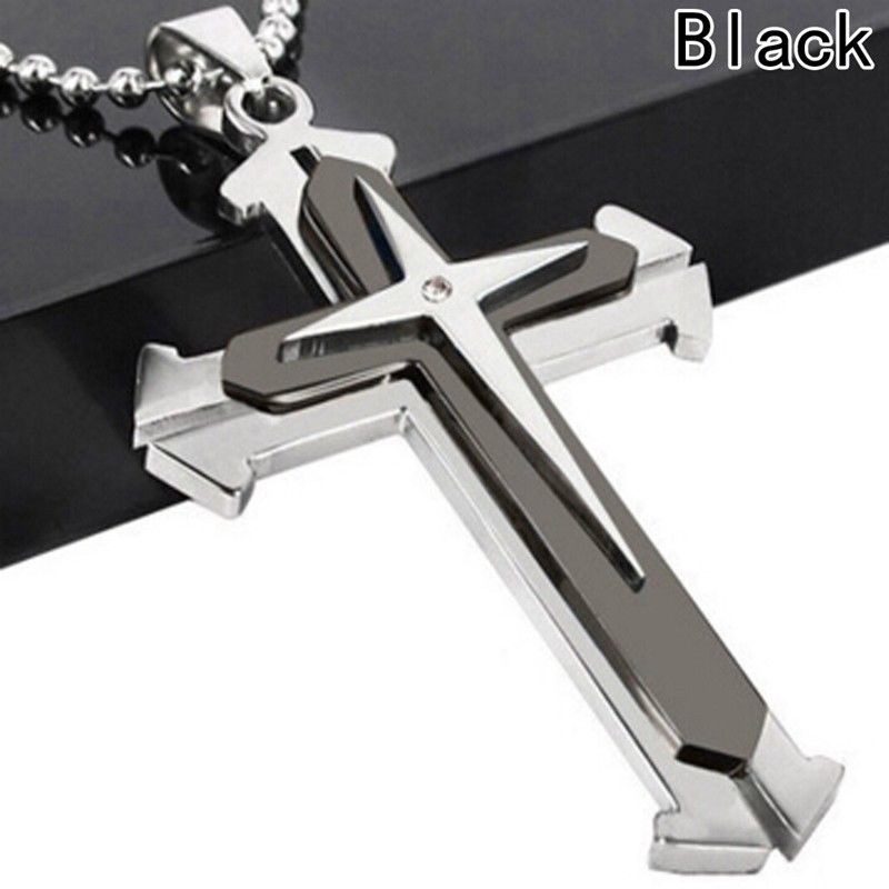 Dây chuyền hình chữ thập phong cách Unisex thời trang