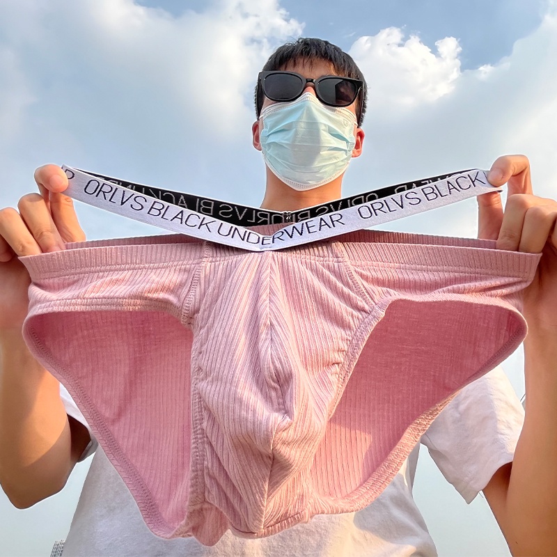 Quần Lót Cotton Lưng Thấp Thoáng Khí Thời Trang Cho Nam OR6251