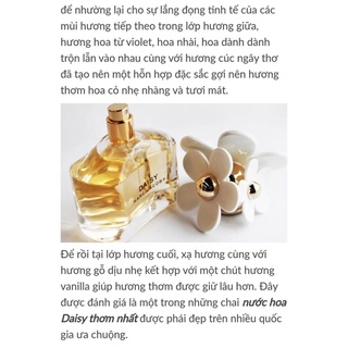 [ KO DƯ ] NƯỚC HOA DAISY MARC JACOB 50ml