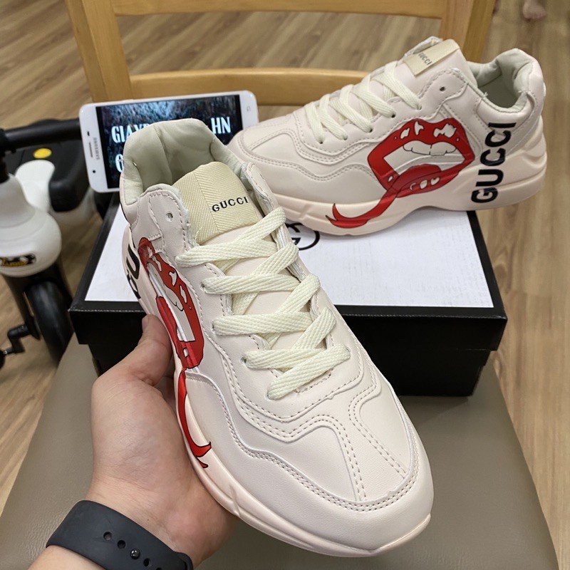 [KÈM TẤT+HỘP]GIÀY THỂ THAO CHUNKY VÀNG KEM | BigBuy360 - bigbuy360.vn