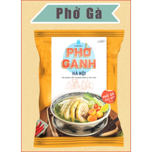 Phở Gói - Phở Gánh Hương Vị Hà Nội - Phở Vị Gà - Phở Vị Bò - 1 Thùng 24 Gói | BigBuy360 - bigbuy360.vn
