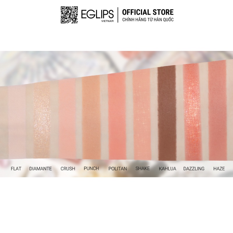 Bảng phấn mắt Eglips Flash Shadow Palette version 2 8.1g