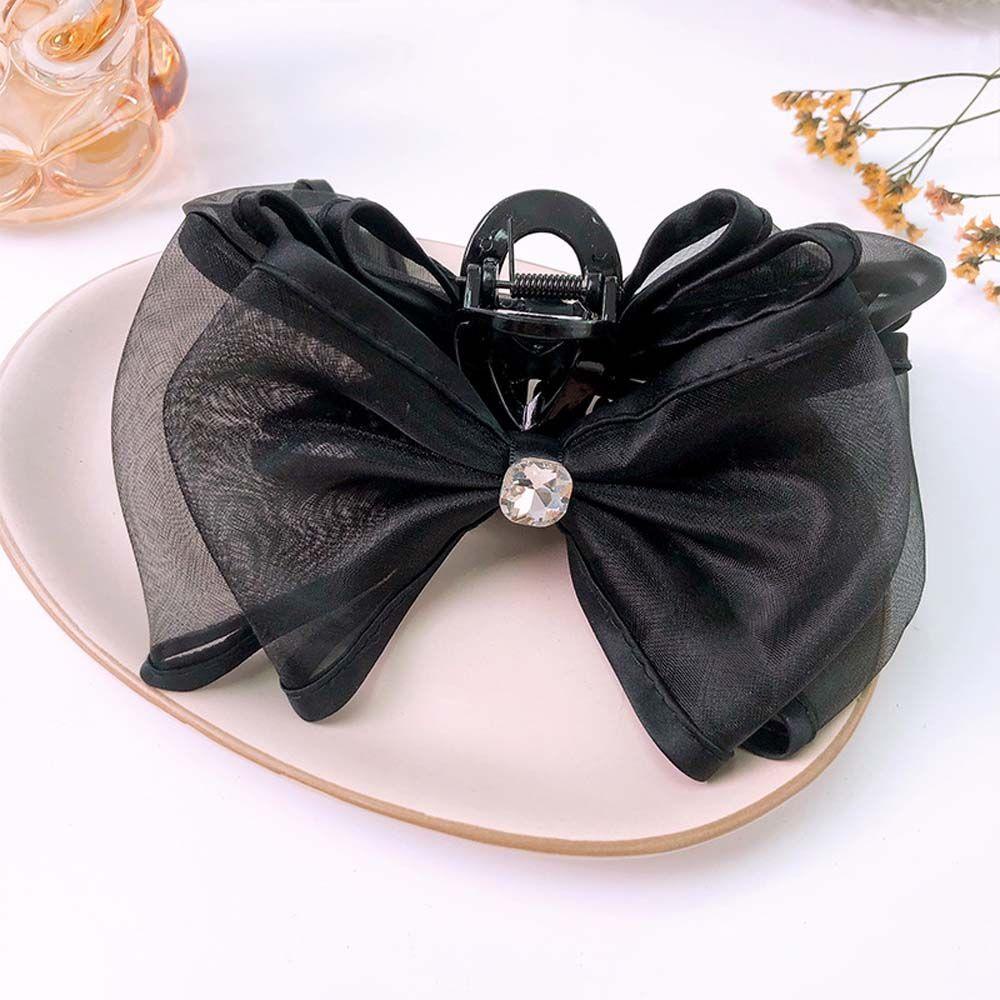 Kẹp Tóc Nơ Lưới Cỡ Lớn Thời Trang Hàn Quốc VANES1