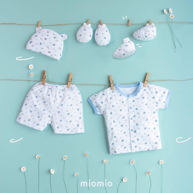 Xả KHO quần áo cộc tay miomio size 0 - 6M