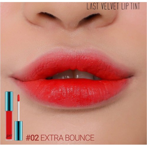 Son Kem Lì Bbia Last Velvet Lip Tint - 02 Extra Bounce 5g (Màu Đỏ Cam)