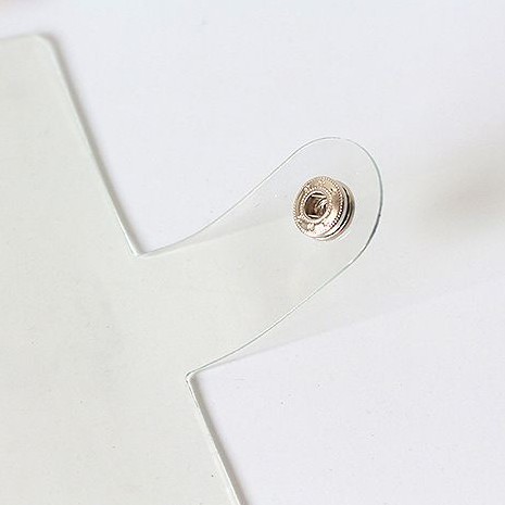 Bìa Sổ Tay Trong Suốt 6 Lỗ Gắn Khổ A5/A6/A7