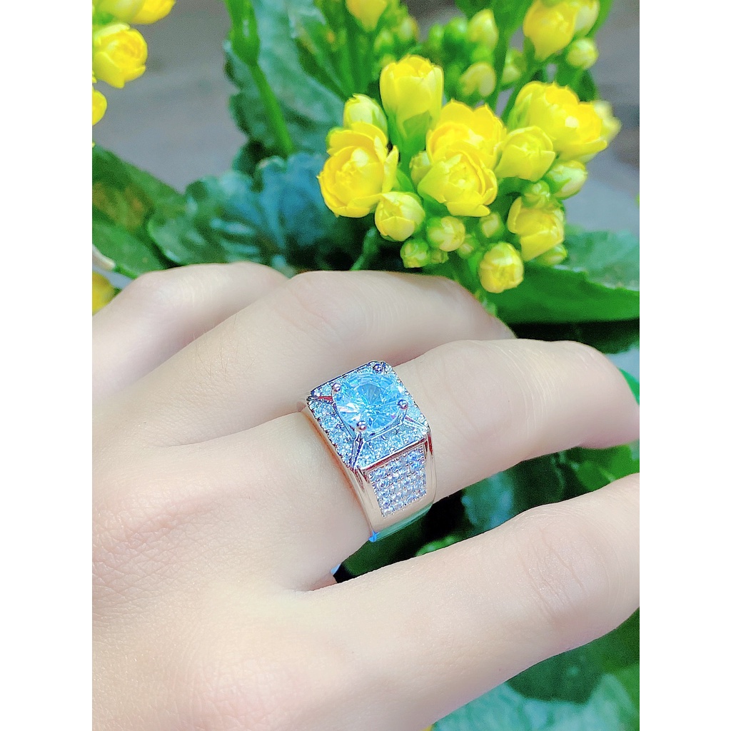 Nhẫn nam mạ vàng trắng cao cấp (giá tốt nhất)  N99152-140