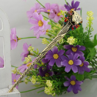 Trâm cài hình mãng xà 5 màu