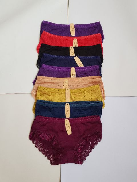 [HÀNG ĐẸP] SET 10 QUẦN LÓT NỮ THÔNG HƠI VIỀN REN 6033 SIÊU MÁT SIÊU THOÁNG | BigBuy360 - bigbuy360.vn