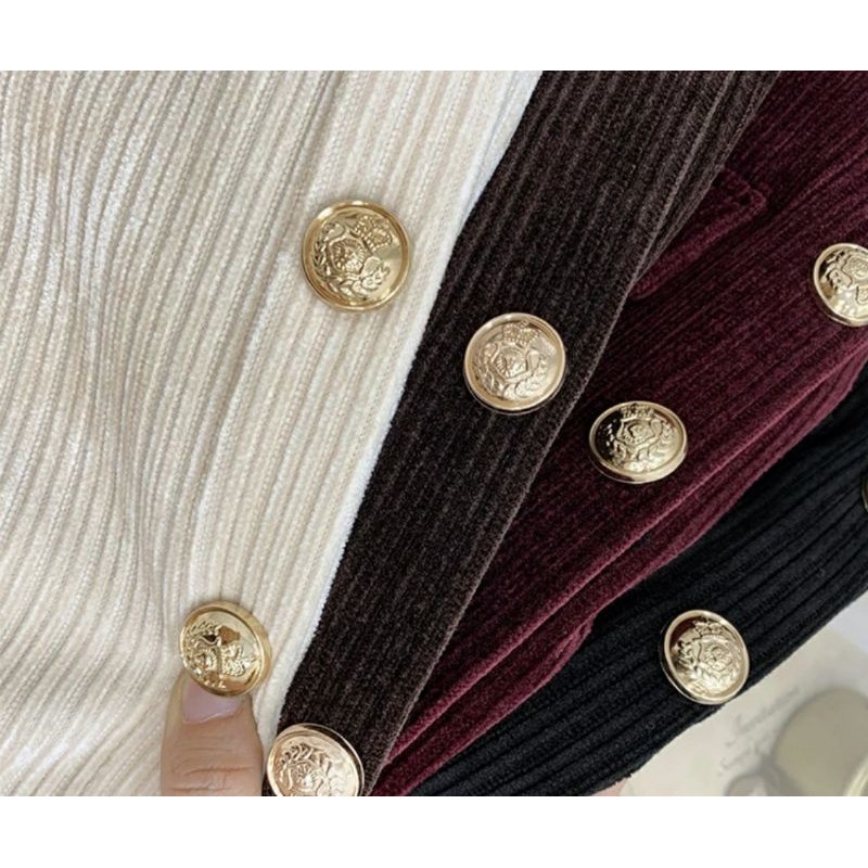 Chân váy nhung cúc | BigBuy360 - bigbuy360.vn