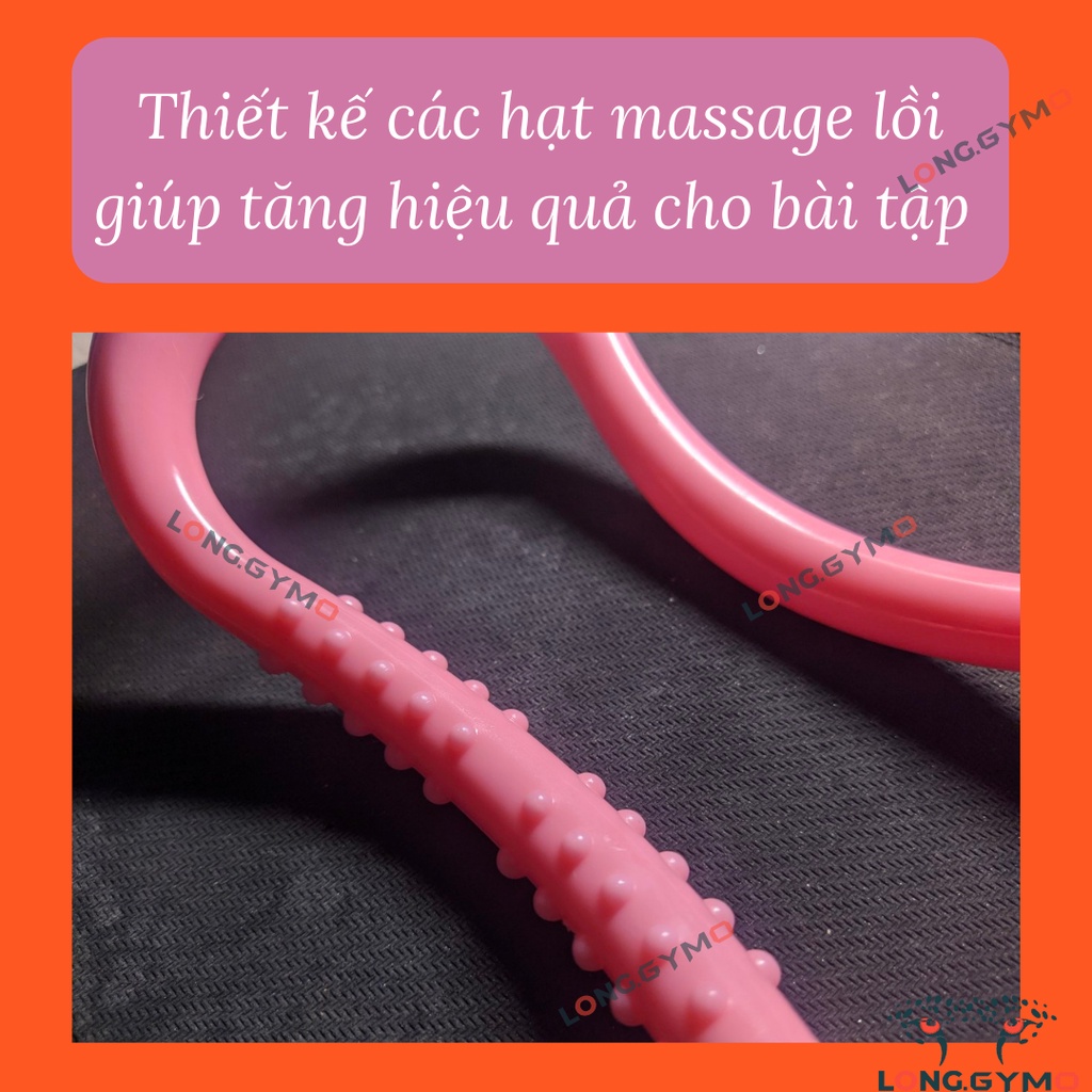 Vòng Kẹp Giảm Bắp Chân - Vòng Myring Tập Yoga Massage Vai Chân Đa Năng Thu Nhỏ Bắp Chân