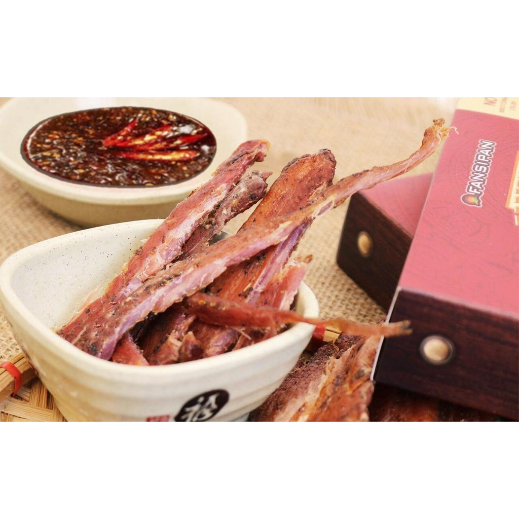 Thịt Lợn Gác Bếp Tây Bắc Fansipan Hộp 200g Tặng Kèm 2 Gói Chẩm Chéo