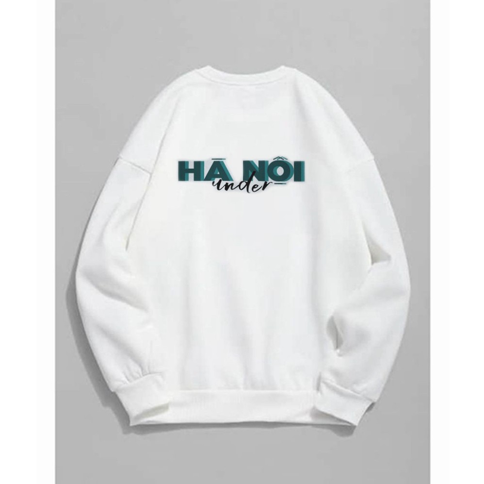 [MẪU MỚI TREND THU ĐÔNG 2021] Áo sweater LOGO under Hà Nội Form Rộng Áo hoodie UNISEX Nam Nữ- In Hình Local Brand AN02 | BigBuy360 - bigbuy360.vn