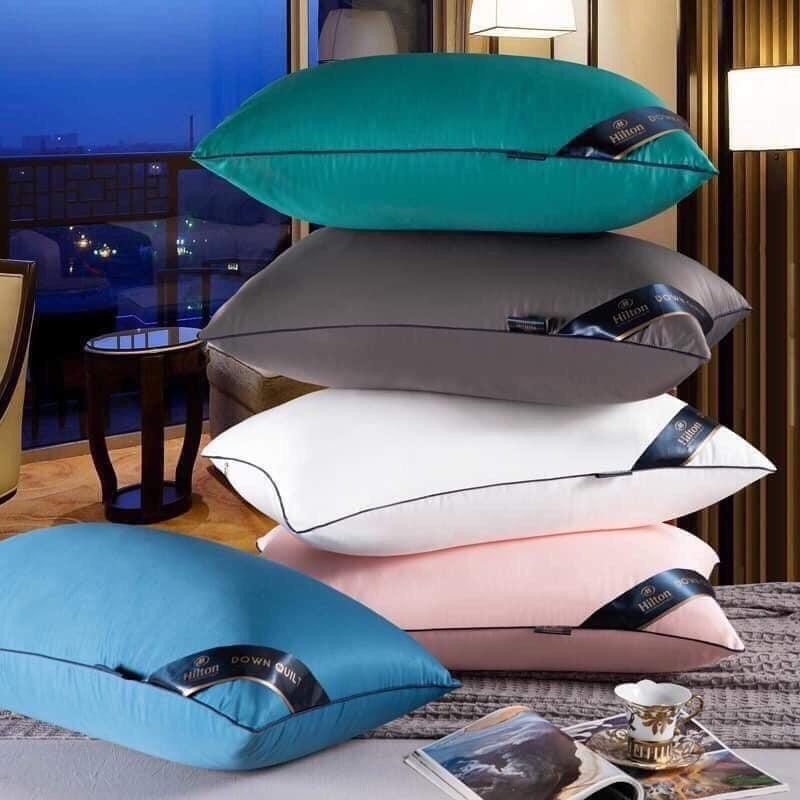 COMBO 2 Ruột gối Hilton_ruột gối đầu bông gòn cao cấp 45x65 chuyên dùng cho khách sạn và homstay-TONGKHOHUYHOANG168