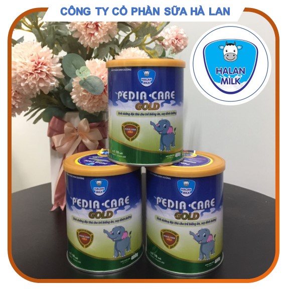 Sữa Pedia Care Gold HalanMilk Cho bé biếng ăn, Chậm lớn, Hệ tiêu hóa kém từ 1-10 tuổi 900gr