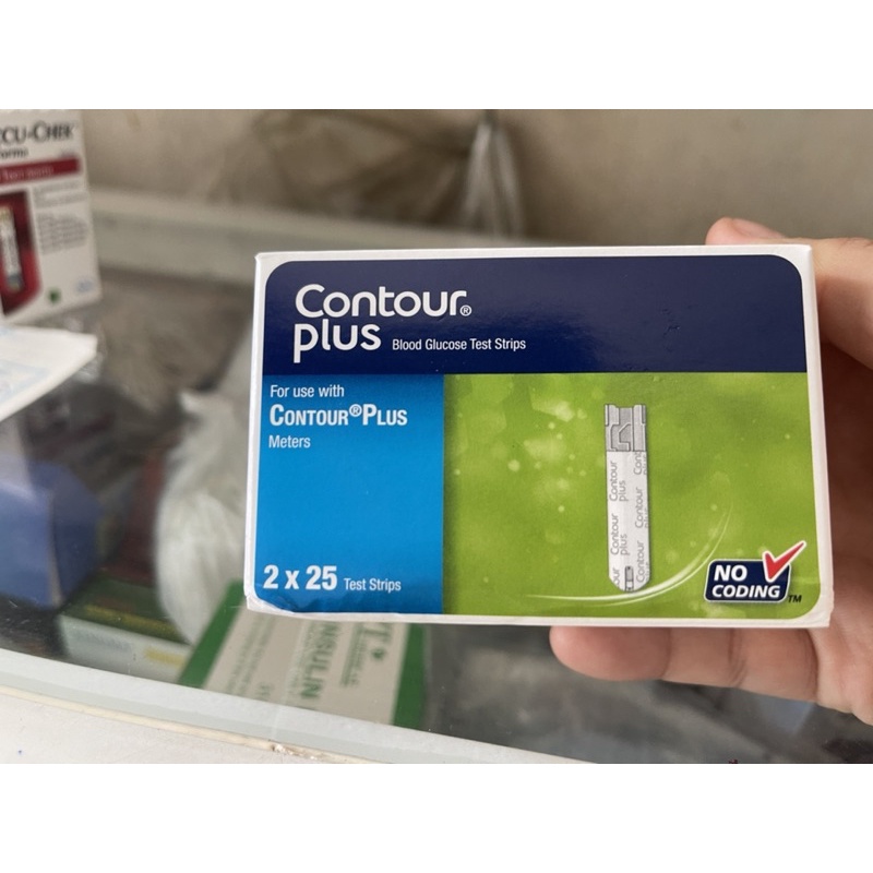 Que thử đường huyết Contour Plus 25 que