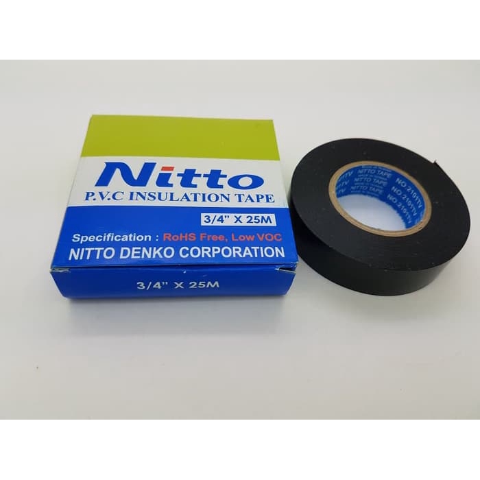 Băng Keo Đen Nitto 3 / 4x25m