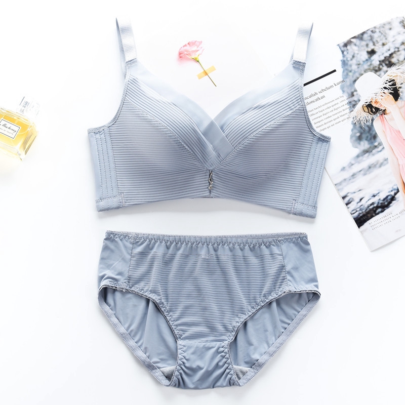 Underwear gathered sexy thin bra set | BigBuy360 - bigbuy360.vn