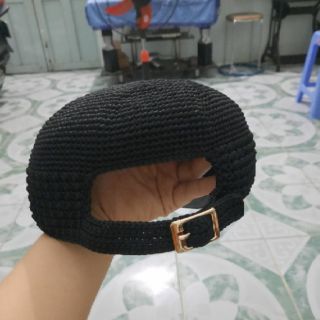 Nón móc tay kết lưỡi trai simili
