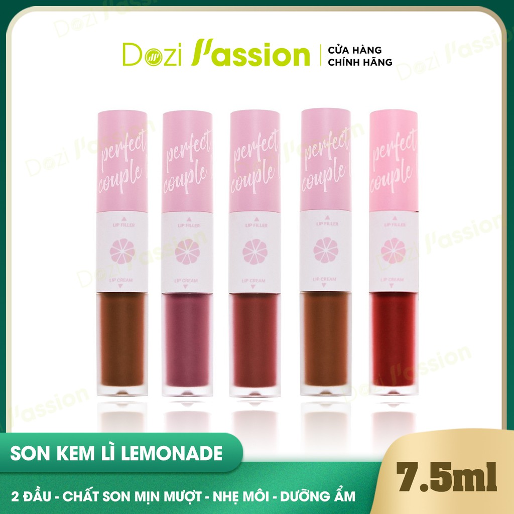 Son Kem Lì Lemonde Perfect Couple Lip 2 đầu