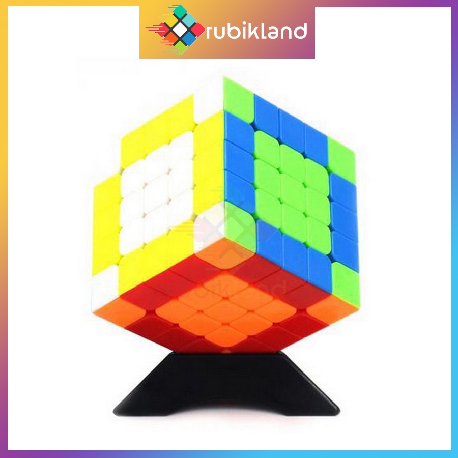 Rubik 5x5 Nam Châm QiYi MS Magnetic Stickerless Rubic 5 Tầng Đồ Chơi Trí Tuệ Trẻ Em