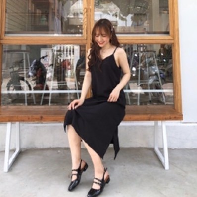 Váy 2 dây nữ Bingshop - đầm suông nữ cổ tim dây chỉnh vải đũi mềm mịn mát đủ màu freeship | BigBuy360 - bigbuy360.vn