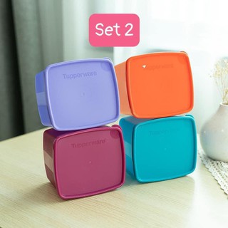Set 4 hộp tup ngăn mát 800ml ❤️ tupperware ❤️ hộp đựng thức ăn ❤️ tup