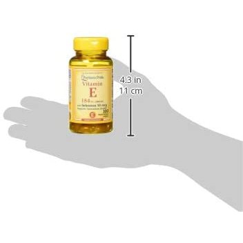 Viên Uống Đẹp Da Vitamin E 184mg With Selenium 50mg Puritan's Pride của Mỹ | Thế Giới Skin Care