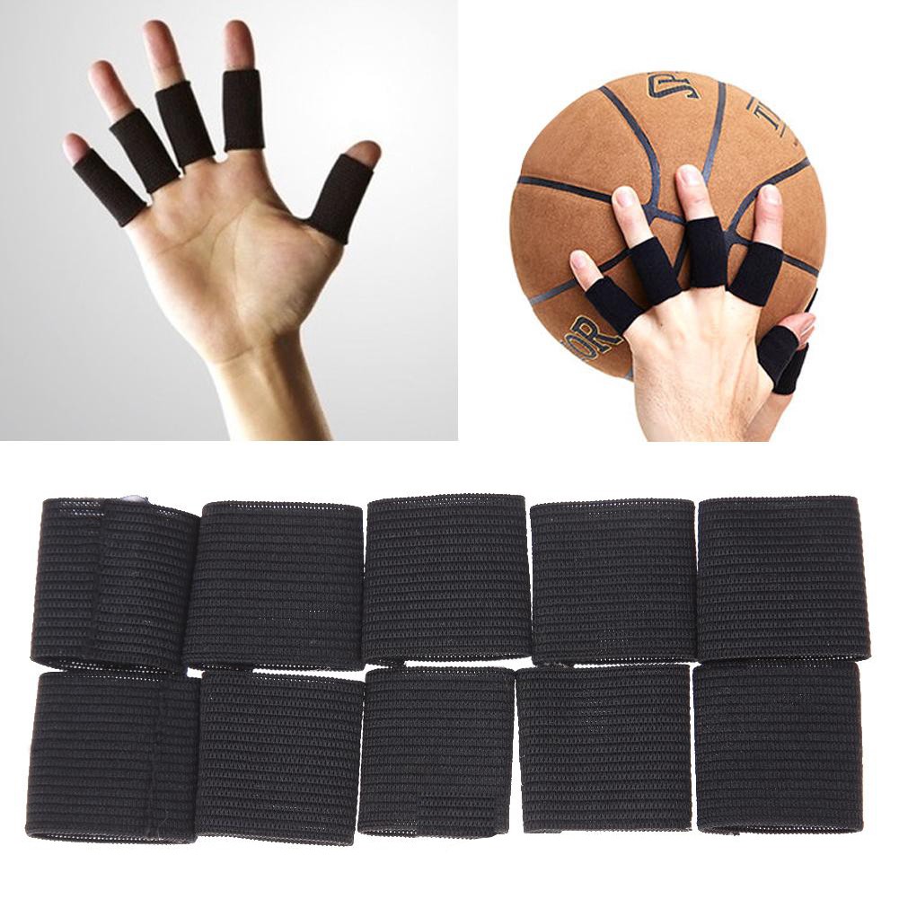 Set 10 đai quấn bảo vệ ngón tay co giãn giảm đau khớp thích hợp khi chơi thể thao