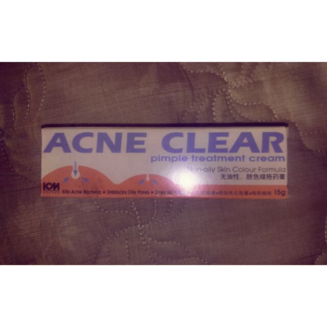 Acne Clear pimple treatment cream