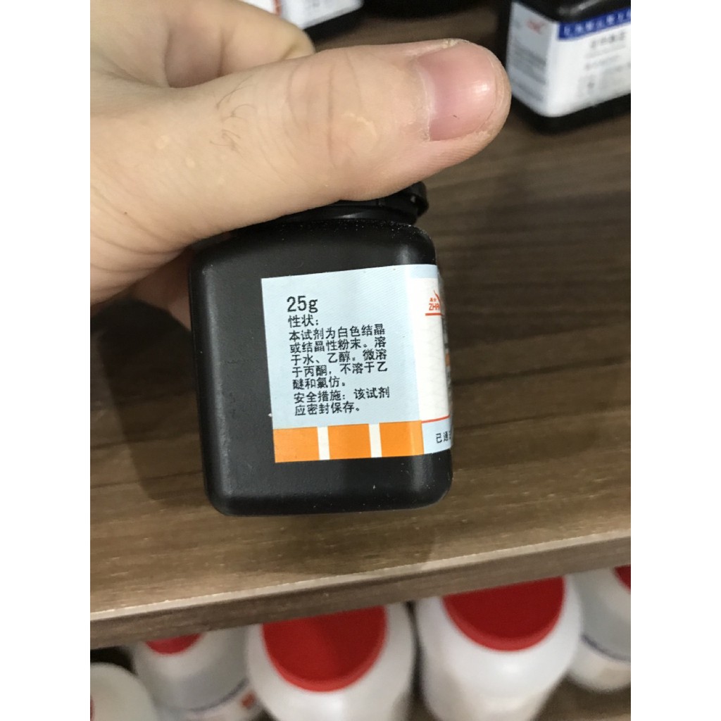 Hóa chất pyridoxine hydrochloride lọ 25g CAS 58-56-0 C8H11NO3 HCl Vitamin B6 tinh khiết 99%