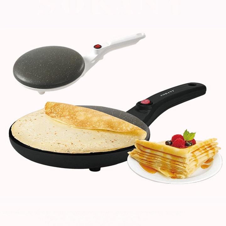 Chảo điện nướng bánh pancake, bánh cuốn chính hãng Sokany