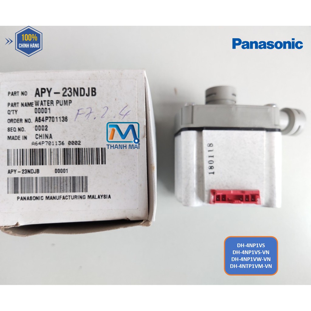 Bơm tăng áp Máy nước nóng Panasonic DH-4NP1 // DH-4NTP1