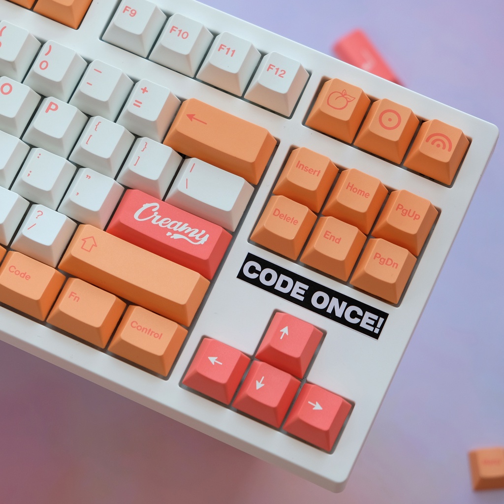 PBT keycap Cherry Profile 141 Phím Dye Thăng hoa Bố cục ANSI cho bàn phím cơ Công tắc Cherry MX