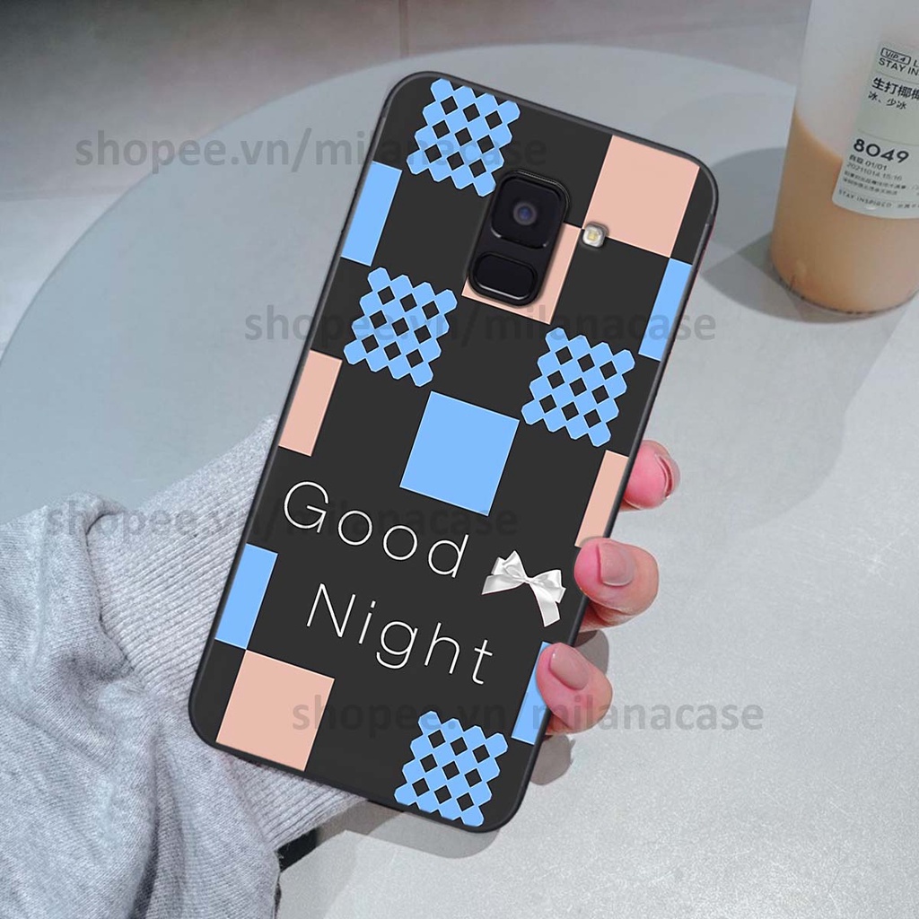 Ốp Samsung A8 2018 / A8 Plus / A8+ caro họa tiết nhiều màu sắc siêu đẹp thời trang cá tính