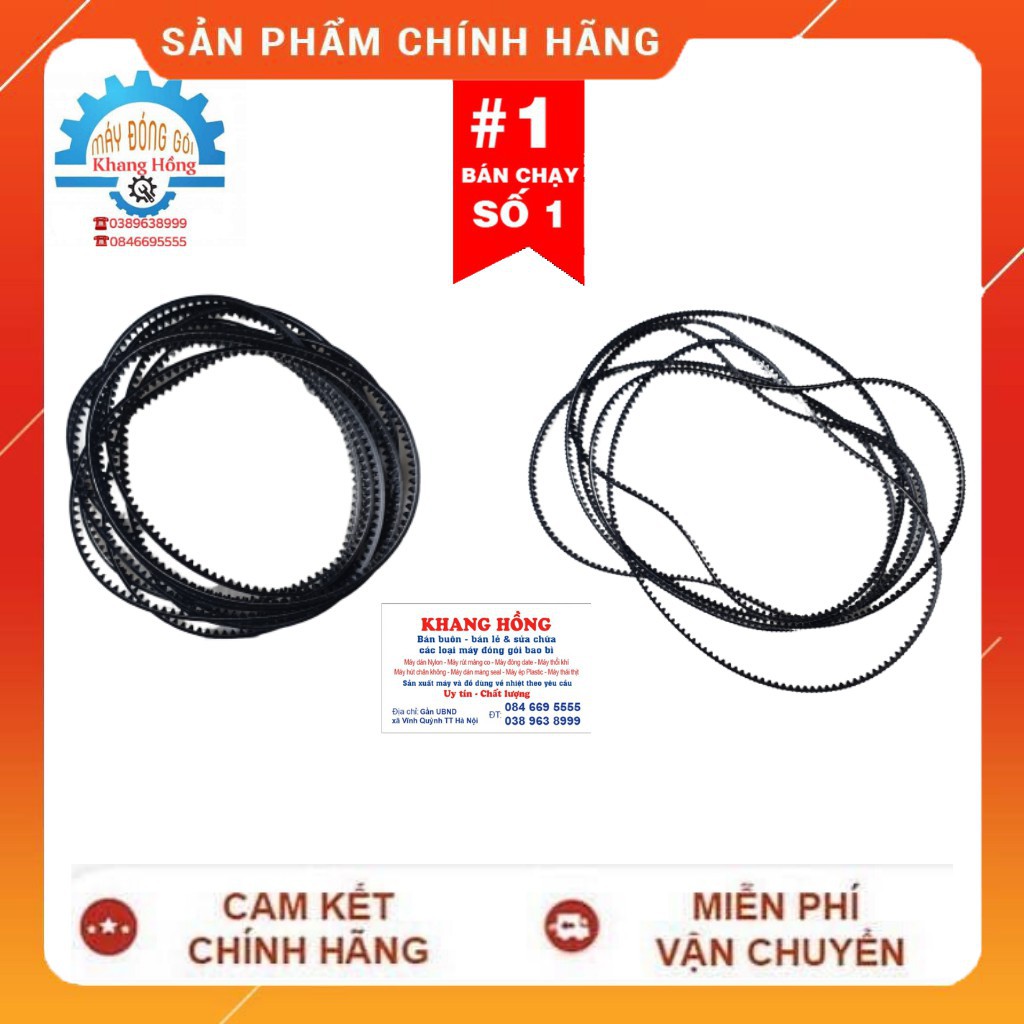 [HÀNG LOẠI 1] Dây Curoa Thay Thế Máy Hàn Miệng Túi Liên Tục FR900,SF150,DBF900,FRM980,FRD1000