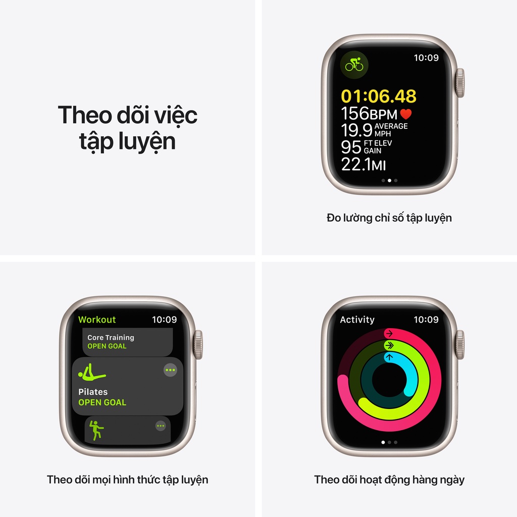 [Trả góp 0%] Đồng hồ thông minh Apple Watch Series 7 AL GPS + Cellular 41mm- Hàng Chính Hãng [Futureworld- APR]