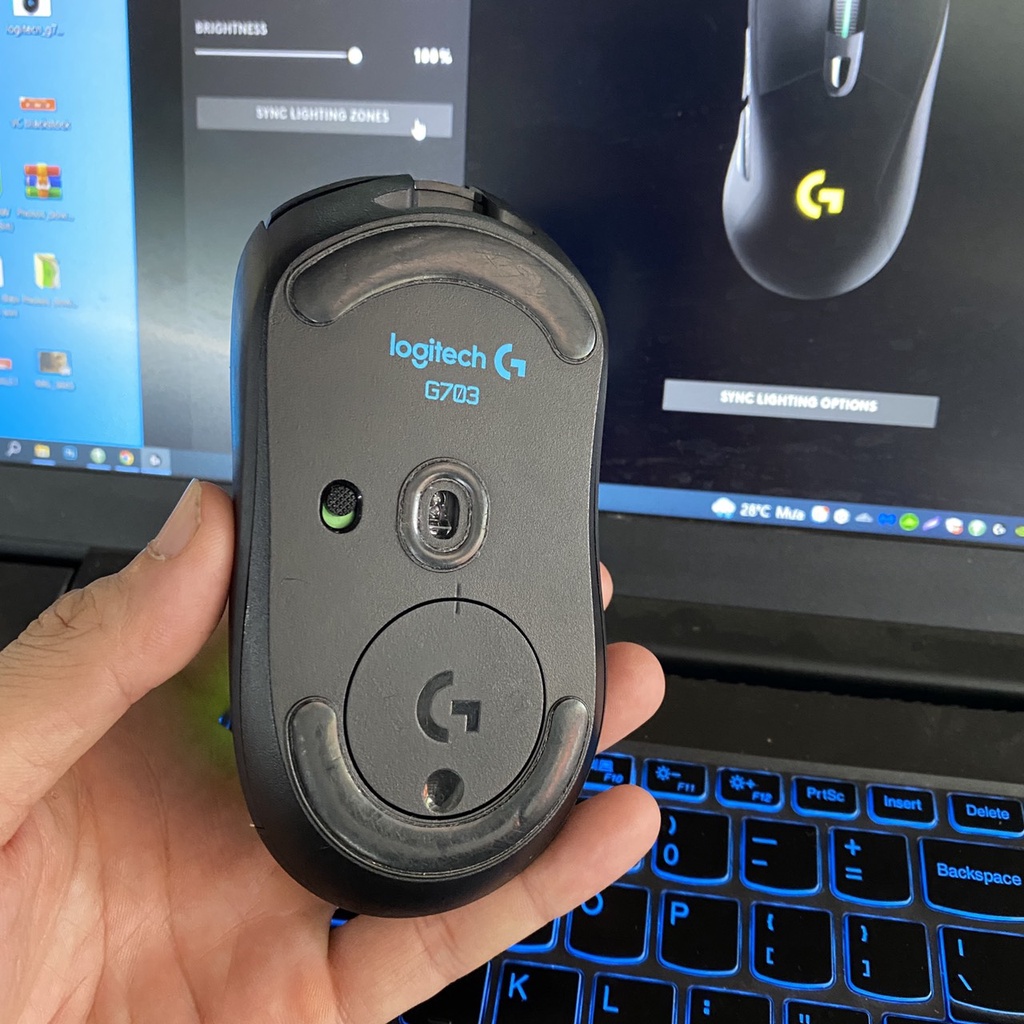 Chuột chơi game không dây bluetooth Logitech G703 LIGHTSPEED